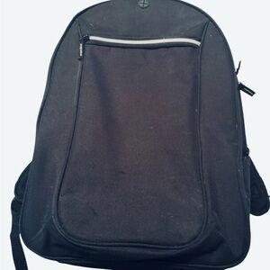 Black Backpack like new Toshiba notebook inner separation pocket side pocket